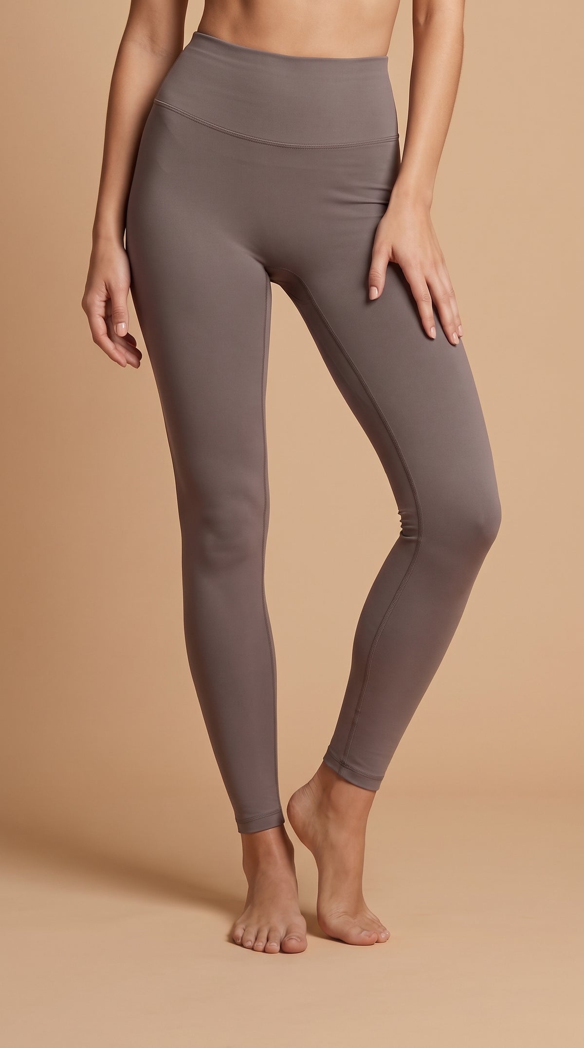 Legging Taille Haute Gris - Sport Femme JolieFit